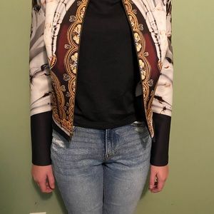 Clover Canyon printed bomber jacket